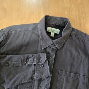 Cabela's Women's Flannel Lined Shirt Shacket Outdoor Utility Hunting Brown Large